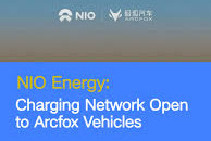 NIO Energy Charging Network Opens to Arcfox Vehicles, Covering Nearly 1,300 County-Level Administrative Regions