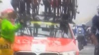 DS driving Ineos Grenadiers team car hits spectator at the Tour de France, fined 5,000 CHF and given yellow card warning