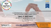 1st International Academic Conference on the Sustainable Development Goals