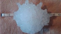 New Record Set! Largest hailstone ever!