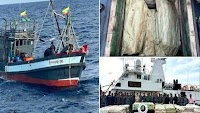 Indian Coast Guard apprehends Mayanmarese boat with 5500 kg drugs