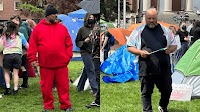 Convicted killer remains at Syracuse encampment despite student concerns