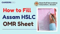 How to Fill Assam HSLC OMR Sheet 2025, Step-by-Step Guide for Filling Answer Sheet