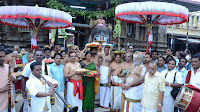 SILK VASTRAMS PRESENTED TO SRIRANGAM TEMPLE IN TAMIL NADU