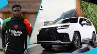 Partey steals the spotlight arriving at hotel in over GH¢ 3m Lexus LX 600: Video
