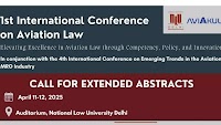 1st International Conference On Aviation Law With 4th International Conference On Emerging Trends In...