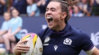 Scotland 38-8 Wales: Fran McGhie scores hat-trick in six-try Women's Rugby World Cup start for Scots