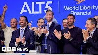 Trump and sons' stake in crypto firm worth $5bn