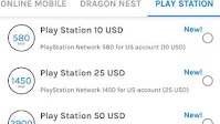 PlayStation USD, SGD, HKD credits available in GCash