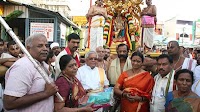 DONATION OF SILK VASTRAMS AND RELEASE OF AUDIO CD