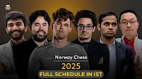 Norway Chess 2025 full schedule, India timings, players, live streaming