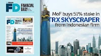 MoF buys 51% stake in TRX skyscraper