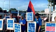 Transport group PISTON protests against big-time fuel price hike