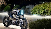 Yamaha MT-01 Blue Falcon Looks Downright Brutal, Doing Justice to That Massive V-Twin