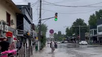 Heavy Rains Flood Newly Renovated Streets and Market in Southern Kyrgyzstan