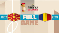 North Macedonia vs Romania - Second Round - FIBA Basketball World Cup 2027 European Pre-Qualifiers