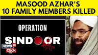 Operation Sindoor: Masood Azhar Claims 10 Family Members Killed In Indian Airstrikes On Bahawalpur