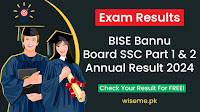 BISE Bahawalpur Board HSSC Part 2 Result Annual 2024