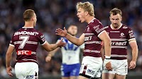NRL Finals AS IT HAPPENED: Matt Burton misses two field goals as Manly pull off comeback victory; Reuben Garrick and Reed Mahoney square off after high shot