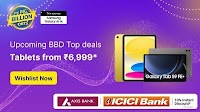 Flipkart Big Billion Days: Significant discounts on iPads, Samsung tabs, Motorola pads, and more