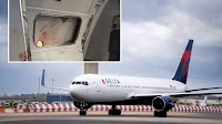 Unruly Passenger Leaves Delta Air Jet in Hawaii Looking Like a Bloody Crime Scene After Smashing Up Door