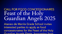 Call for Food Concessionaires for AGS' Holy Guardian Angels Fiesta 2025
