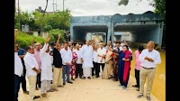Congress holds march to Mahakalipadpu RUB site