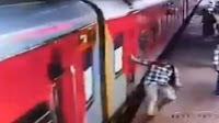 Man boards wrong train, slips trying to jump off it; alert staff saves his life