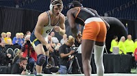 Gaylord wrestling wins at Eaton Rapids, hockey gets first win of 2024-25 season