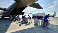DISASTER RESPONSE UPDATE | PAF TRANSPORTS ADDITIONAL RELIEF AID TO CEBU In support of the national government's relief efforts in Cebu following the 6.9-magnitude earthquake, the Philippine Air Force (PAF) utilized two (2) C-130 cargo aircraf