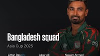 Afghanistan & Bangladesh announce Asia Cup squad