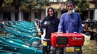 FAO in Bangladesh and Japan provide agricultural machinery to vulnerable people in Haor wetland communities