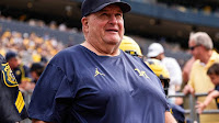 Who is coaching Michigan? Biff Poggi filling in for Sherrone Moore during suspension