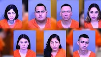 7 'dinnertime bandits' are arrested