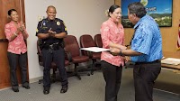 Flight attendants, off-duty Molokai cop honored for providing lifesaving assist