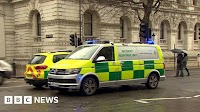Two taken to hospital after suspect package sent to MP