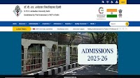 Over 3.6 lakh students show interest in Ambedkar University Delhi for PG courses