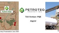 PQEFF: Petroteq Energy Has Resumed Production & Sales of Bitumen Oil After Enhancing the Production Process; Unsolicited offer by Uppgard Konsult AB on Frankfurt Exchange