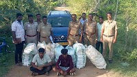 Thanjavur cops arrest duo for bid to smuggle over 200 kg of ganja to Lanka