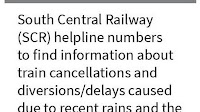 Train services continue to be hit in SCR; GM rushes to breach site