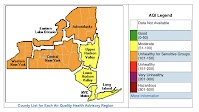 New York State issues air quality health advisory for CNY and Adirondacks for Tuesday