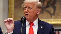Pound lower as nervy dollar gains and Trump declines to rule out US recession