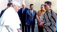 Kadin head discusses sustainability with Pope before B20, G20 Summit
