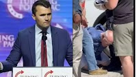 Who is Charlie Kirk shooter? Viral video shows elderly man being detained by police