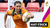 Australia 73-0 Samoa: Desiree Miller bags Rugby World Cup hat-trick in record win