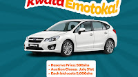 Sanyuka TV's Bid Leo has a 2015 Subaru Impreza available for UGX 500 This Month