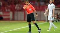 Serbia 0-5 England: World Cup qualifier paused by referee after laser pen shone at Ezri Konsa