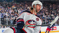 Fantilli heating up, impacting Blue Jackets during playoff push