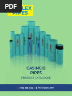 Finolex Casing & Ribbed Screen Pipes | PDF | Pipe (Fluid ...