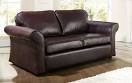 Leather sofas beds